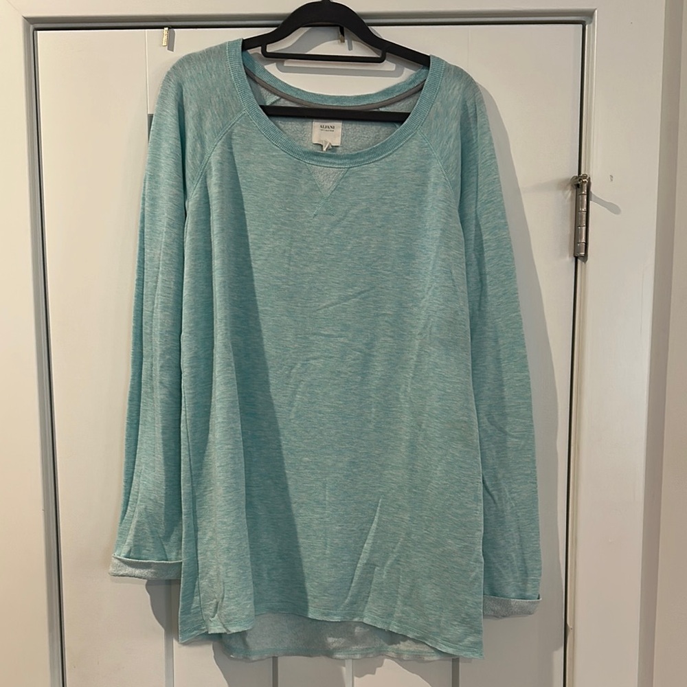 Alfani Blue Long Sleeve Tunic